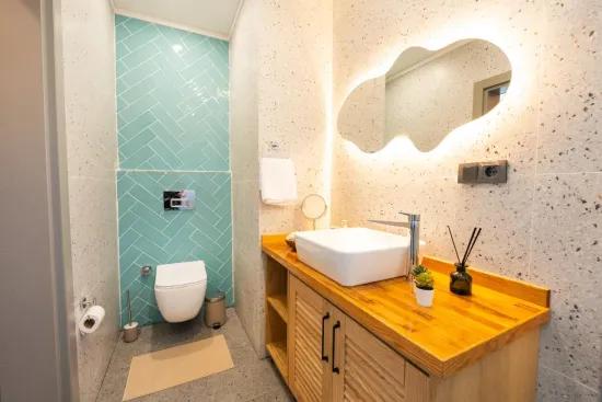 Köyceğiz Beyobası Stadtteil möbliert mit Pool zu vermieten freistehende Villa