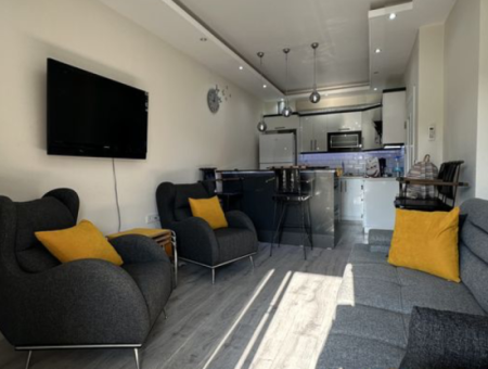 3 In 1 Möblierte Und Klimatisierte Maisonette-Wohnung Im Entwicklungsviertel Köyceğiz