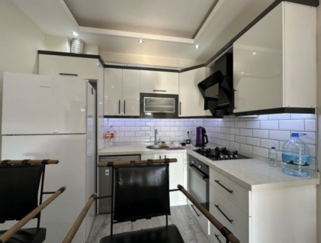 3 In 1 Möblierte Und Klimatisierte Maisonette-Wohnung Im Entwicklungsviertel Köyceğiz