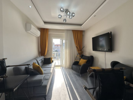 3 In 1 Möblierte Und Klimatisierte Maisonette-Wohnung Im Entwicklungsviertel Köyceğiz