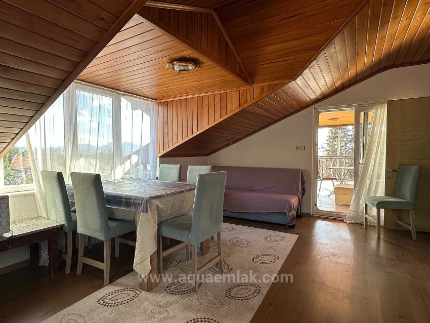 Köyceğiz Yenimahalle Large Terrace Air Conditioned Furnished 2+1 Flat For Rent