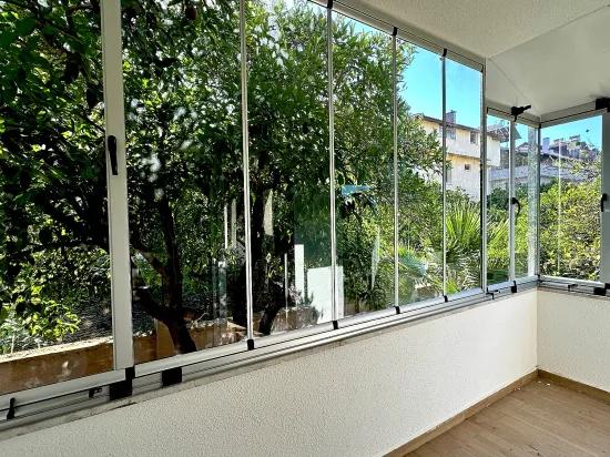 Village Centre Location Closed Balcony And Air Conditioned 1+1 Apartment