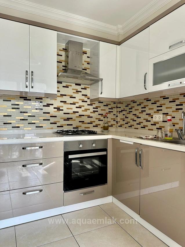 Köyceğiz Merkezde Kiralık Daire. Bahçe Katı 2+1 Kapalı Mutfak & Klimalı