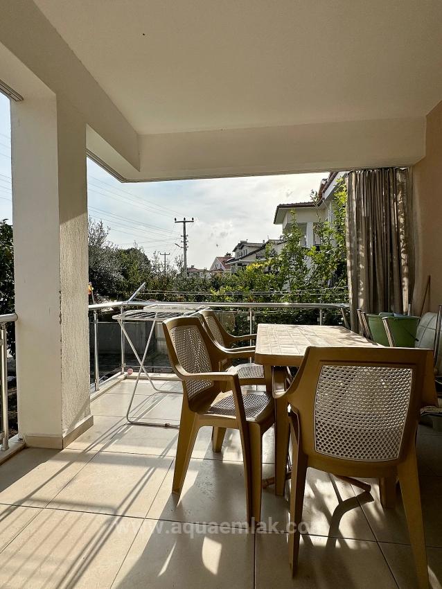 Köyceğiz Merkezde Kiralık Daire. Bahçe Katı 2+1 Kapalı Mutfak & Klimalı