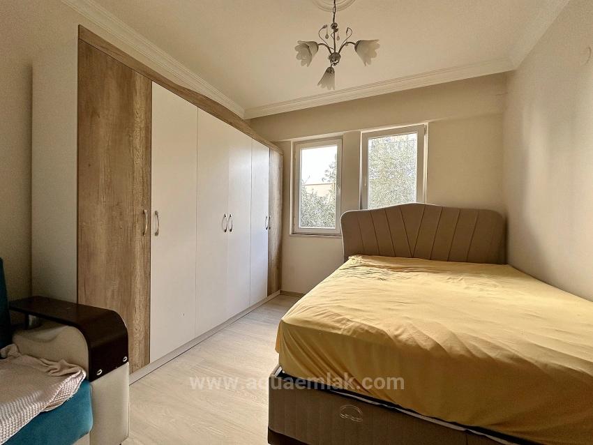 Köyceğiz Merkezde Kiralık Daire. Bahçe Katı 2+1 Kapalı Mutfak & Klimalı